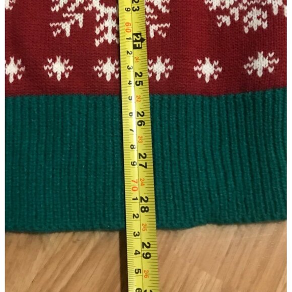 Amnesia L/G Merry Christmas Ya Filthy Animal Knit Ugly Christmas Sweater Striped - Picture 8 of 8